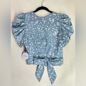 Polka dotted blouse